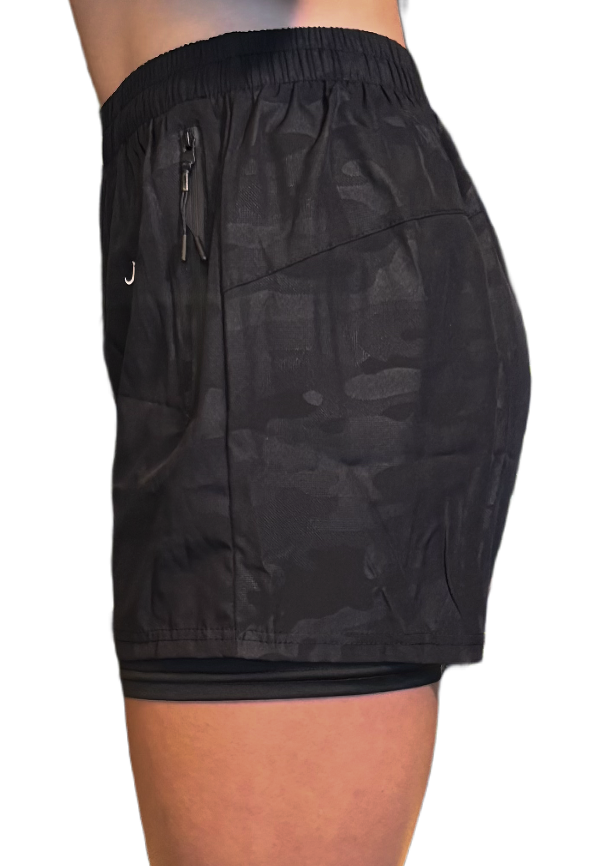 PB1008DZ-BLACK CAMO SHORTS