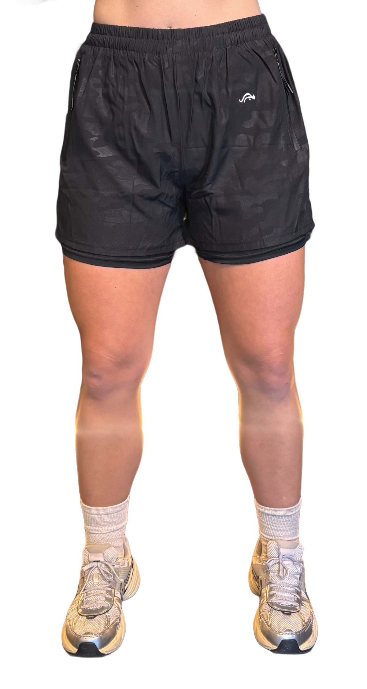 PB1008DZ-BLACK CAMO SHORTS