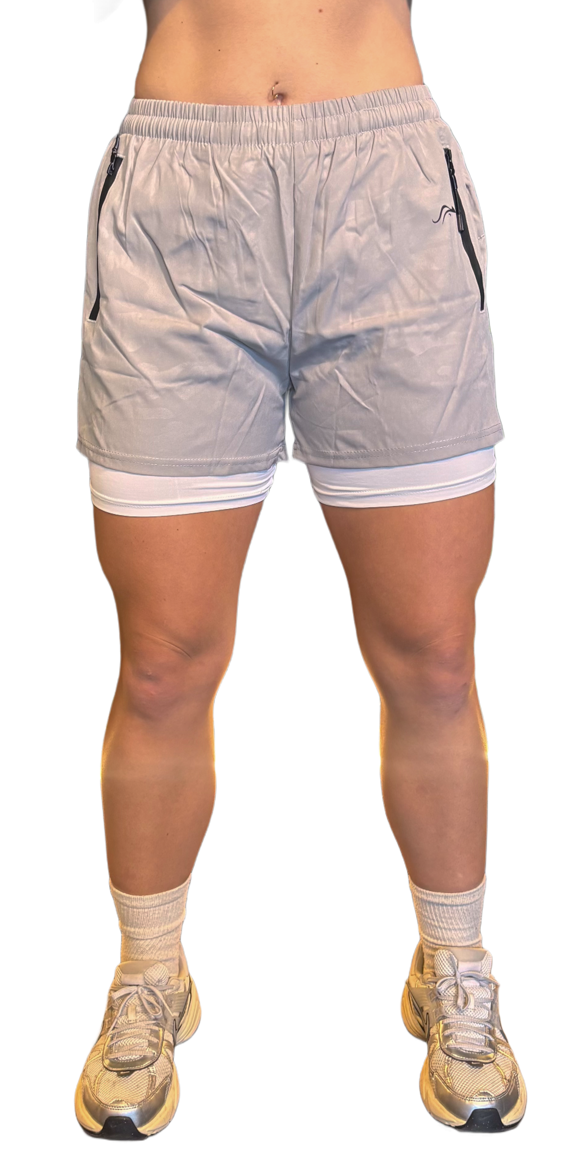 PB1008DZ-GREY CAMO SHORTS